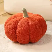 Festive Pumpkin Plush Throw Pillow — 9in, 8 Color