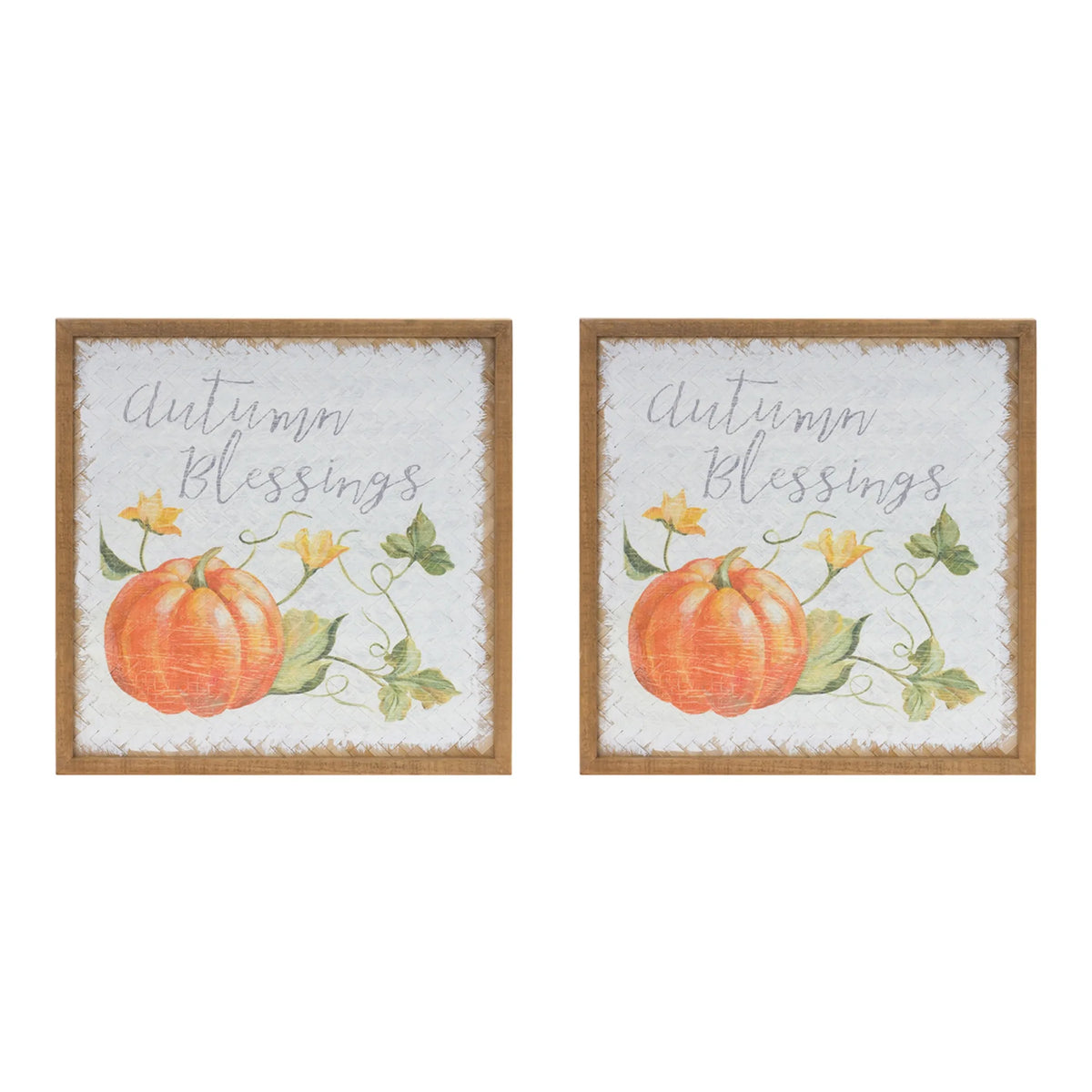 Autumn Blessing Pumpkin Sign