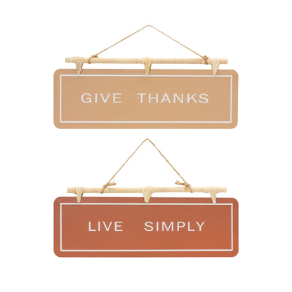 Hanging Fall Sentiment Sign