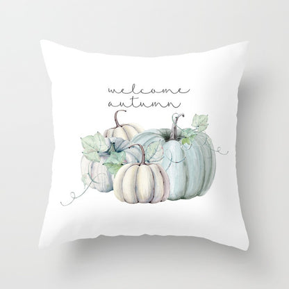 Halloween Pumpkin Pillow Cover — 18x18in, 25 Color Options