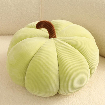 Chic Minimalist Pumpkin-Shaped Pillow — 6 Colors, Sizes 7in to 14in