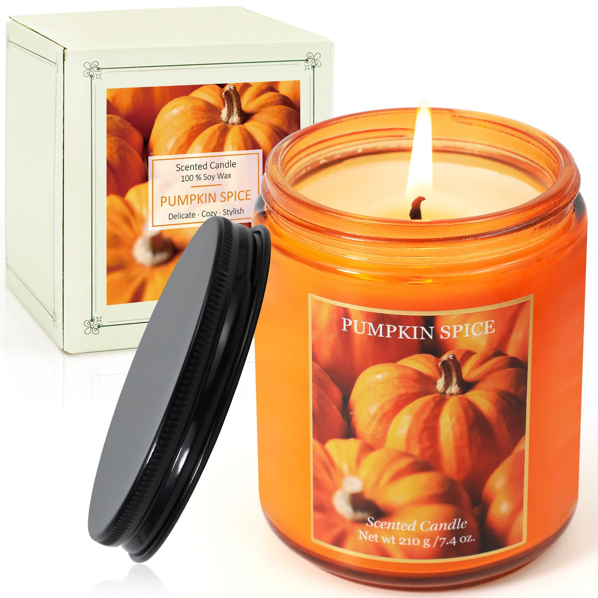 Pumpkin Spice Scented Candle 7oz