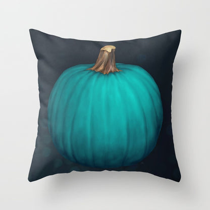 Halloween Pumpkin Pillow Cover — 18x18in, 25 Color Options