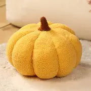 Festive Pumpkin Plush Throw Pillow — 9in, 8 Color